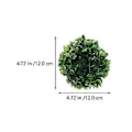Miniatyrbilde 3 av 3: 8 stk Bryllupsdekor Topiary Bollefyll Grønne Kuler Buksbom Topiary Kuler Julebuksbom