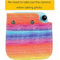 Miniatyrbillede 3 af 4: Syntetisk læderetui til Fujifilm Instax Mini 11 Instant Camera med justerbar rem og cover