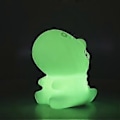 Miniatyrbillede 4 af 5: Dinosaurformet Silikone Natlampe USB Opladning LED Sovelampe 7 Farver Touch Lys