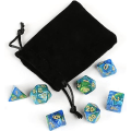 Miniatyrbild 4 av 5: 7 polyhedrala tärningar för rollspel Dungeons and Drago