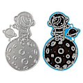 Miniatyrbillede 3 af 5: Astronaut Metal Skæreforme Stencil Scrapbooking DIY Album Stempel Papir Kort