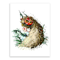 Miniatyrbillede 4 af 5: Wekity Skovprinsesse Væghængt Canvas Print Poster, Enkel Mode Akvarel Kunsttegning Dekoration til Hjemmet Stue Soveværelse Kontor og Børneværelse