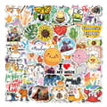 100-pack Laptop-dekaler, Graffiti-motiv