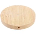 Miniatyrbillede 1 af 4: Bordlampefod Udskiftning Bordfod Rund Træbordlampefod DIY Trælampefod