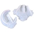 Miniatyrbillede 1 af 3: 2 stk. Månekat Form Epoxy Resin Form DIY Silikoneform Kat Vedhæng Støbeform