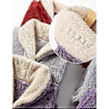 Miniatyrbild 4 av 5: Dam Fluffig Pyjamas Set Nattlinne/YY(S Grå)
