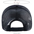 Miniatyrbillede 2 af 5: Unisex Animal Mesh Trucker Hat Square Patch Baseball Caps