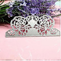 Miniatyrbilde 3 av 5: Roseblomst Metallstans for DIY Scrapbooking Dekor Preget