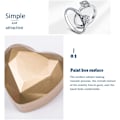 Miniatyrbillede 5 af 5: Fløjlsringæske med LED-lys Ring Box Fløjl Boîte