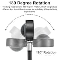Miniatyrbilde 4 av 5: Solnedgang LED Lampe Regnbue Projeksjon Skrivebordslampe Hjem Dekor USB Nattlys Ny (Regnbue)