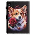 Miniatyrbild 3 av 5: Sömnadsplattafodral för Samsung Galaxy Tab A9 (Corgi)
