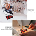 Miniatyrbilde 3 av 5: 15 stykker kule design broderte stryke-på-lapper, broderi S