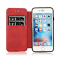Miniatyrbillede 3 af 5: PU Læder Etui Folio Til Iphone 6p/6sp, Business Stil, Pengepung Funktion, Fald Beskyttelse, Stativ Funktion, Holdbar (Rød)