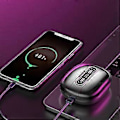 Pikkukuva 3 / 5: Bluetooth-kuulokemikrofoni, parimalli, neljä osaa, kaksi paria, kosketusnäyttö, langattomat, urheiluun, vedenpitävät (oranssi)