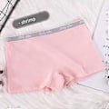 Miniatyrbillede 3 af 5: Dame Bomuld Boxer Shorts Strækbare Anti-Gnidning Ultra Bløde Boy Shorts Bukser No Show Dame Boyshort (XL Lilla)