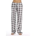 Pikkukuva 1 / 4: Naisten pyjamahousut taskuilla, pehmeät flanelliruudullinen pyjamahousut (XXL harmaa)