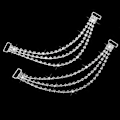 Miniatyrbilde 2 av 2: 1 Par Rhinestone Kjedekoblinger Spenner Pynt Håndverksdekor
