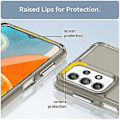 Miniatyrbillede 5 af 5: Til Samsung Galaxy A23 5g Candy Series Tpu Telefon Cover (Transparent Grå)