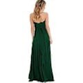 Miniatyrbillede 4 af 5: Kvinders Aften Multi Way Wrap Brudepige Formelle Lange Maxi Konvertible Kjole (XL Champagne)