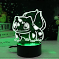 Miniatyrbillede 1 af 5: Enhjørning (D) 3D Illusion Natlys Legetøj, 16 Farver Skift Smart Touch & Fjernbetjening, Hjem Decor LED Sengelampe Bordlampe, Jul Fødselsdag