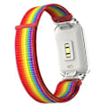Miniatyrbilde 4 av 5: PC-etui + Nylon Loop-reim for Xiaomi Mi Band 7 Pro (Regnbue)