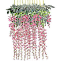 Miniatyrbillede 1 af 5: Kunstige Blomster, Kunstig Wisteria, Boligdekoration, Hver Gren Er 110 cm Lang, Lavet Af Silke (hvid) A Yu( Pink)