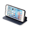 Miniatyrbillede 4 af 5: PU Læder Etui Folio Til Iphone 6p/6sp, Business Stil, Pengepung Funktion, Fald Beskyttelse, Stativ Funktion, Holdbar (Blå)