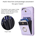 Miniatyrbilde 4 av 5: Organ Card Bag Telefonveske For iPhone 12 / 12 Pro (Lilla)