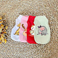 Miniatyrbillede 2 af 5: Hundekatte Tøj Sød Tegneserie Trykt Sommer Kæledyr T-shirt Til Lille Hvalp Hundeklæder Kat Kæledyr Vest Tilbehør Klassisk Kæledyr Forbrugsvarer Pink Elg (XS)