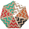 Miniatyrbillede 5 af 5: 2 stk. Burlap Banner, 15 Burlap Banner, Burlap Vimpelguirlande til