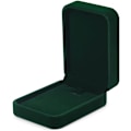 Miniatyrbillede 2 af 5: Vert Foncé Velours Pendentif Boîte Boîte De Rangement Anniversa