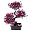 Miniatyrbild 3 av 4: Konstgjorda Krukväxter Skrivbord Faux Krukväxter Bonsai Ornament för Hemmet