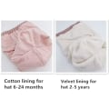 Miniatyrbilde 4 av 4: Baby Vinterlue Hette Skjerf Sett, Unisex Småbarn Lue Skjerf, Rosa