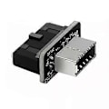 Pikkukuva 1 / 5: USB3.0 Sisäinen Header USB 3.1/3.2 Type C Etu Type E Adapteri 20pin - 19pin ( )