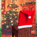 Miniatyrbild 3 av 5: Sats Tomtestolöverdrag Set om 10 Tomteluva Stolsöverdrag Tomte