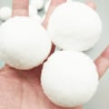 Pikkukuva 2 / 5: 100 puhdasta valkoista, joustavaa, pehmoista, luovaa, käsintehtyä DIY-lumipalloa