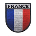 Miniatyrbillede 5 af 5: Sæt med 6 franske flag-patches - 8x7 cm