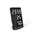 Miniatyrbild 1 av 5: LED-spegelklocka termometer och hygrometer elektronisk väderklocka