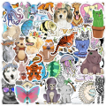 Miniatyrbilde 5 av 5: （4）50 Cross-Border Animal Graffiti Stickers Car Mobile Phone Wate