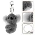 Miniatyrbillede 3 af 4: Dekorativ nøglering slidstærk taske vedhæng hængende udstoppet koala nøgletilbehør