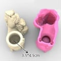 Miniatyrbillede 5 af 5: DIY Søde Havfruer Blomsterpotte Silikoneforme Penholder Epoxy Resin Form Sukkulent Plantekasse Værktøj til DIY Håndværk (1)
