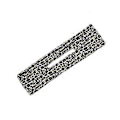 Miniatyrbillede 4 af 5: Hårknold til fransk twist stof hårklemme leopard print diy hårtilbehør (2)