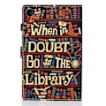 Miniatyrbilde 3 av 5: Fargerik Tegneveske For Samsung Galaxy Tab A9 (Bibliotek)