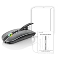 Miniatyrbillede 1 af 5: 10M Bluetooth Dual Mode 2.4G/BT5.1 Trådløs Lydløs Mus (Grå)