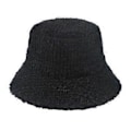 Miniatyrbillede 1 af 5: Bucket Hat Unisex Vindtæt Beskyttelseshat Udendørs Vinterhatte til Kvinder Mænd Teenagere Varm Holder om Vinteren sort (sort)