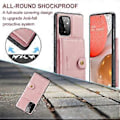 Miniatyrbilde 5 av 5: Retro Magnetisk Avtakbar Etui For Samsung Galaxy A72 5G (Rosa)