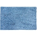 Miniatyrbillede 2 af 5: 40 x 60m Mikrofiber Shag Skridsikker Bademåtte Blå