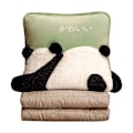 Miniatyrbild 1 av 4: Panda-presenter för pojkar och flickor, Super Mjuk Pandafilt Pläd Kudde