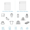 Miniatyrbilde 5 av 5: Set med 4 vaskemaskin, mesh klesvaskpose, klesvasknett