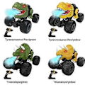 Miniatyrbilde 3 av 5: Ny RC Dinosaurbil Spraybil - Perfekt Julegave til Gutter - Kraftig Driftebil - BPA-fri (Tyrannosaurus Rex grønn)